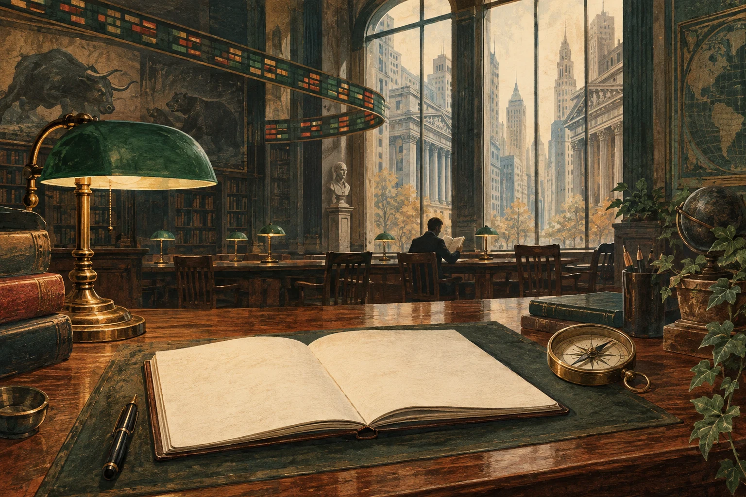 Conceptual financial reading room
